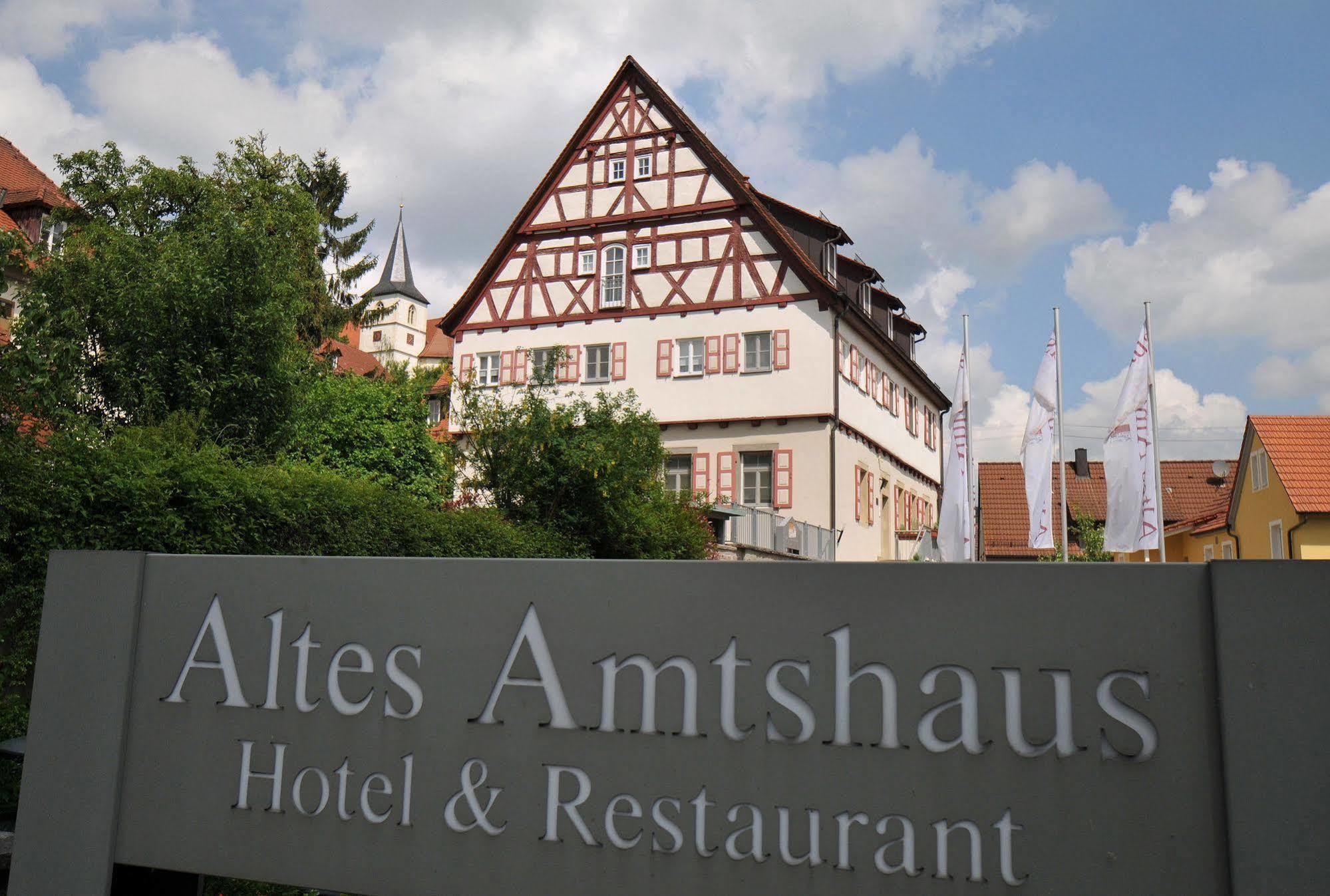 Hotel Altes Amtshaus, 3 Mulfingen Esterno foto